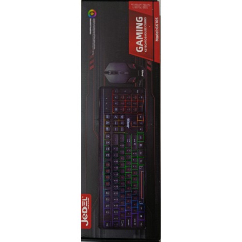 JEDEL GK105 IŞIKLI GAMİNG KLAVYE MOUSE SET